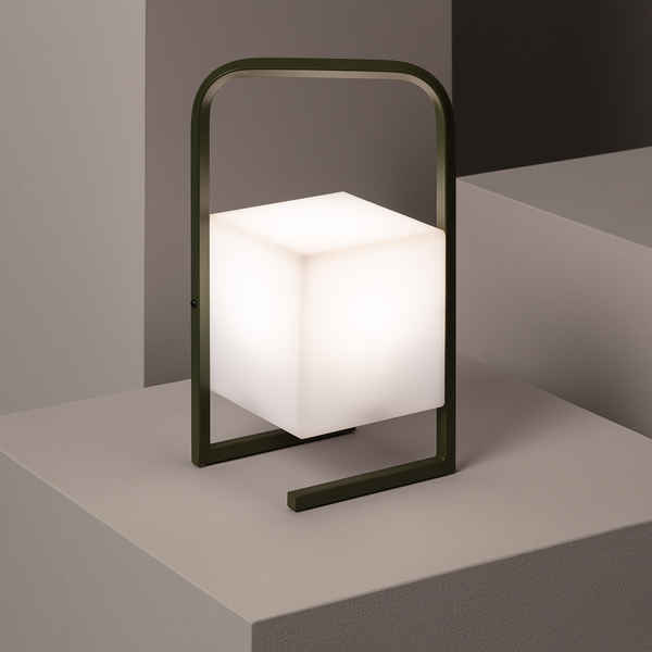 Lâmpada de Mesa Ledkia Tiber Verde Polietileno 3W 220 LM