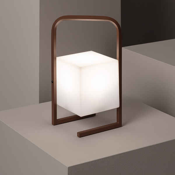 Lâmpada de Mesa Ledkia Tiber Polietileno 3W Terracota 220 LM