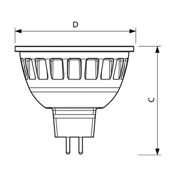 Lâmpada LED Philips ExpertColor  MR16 A 7,5 W 520 Lm (Branco quente 3000K)