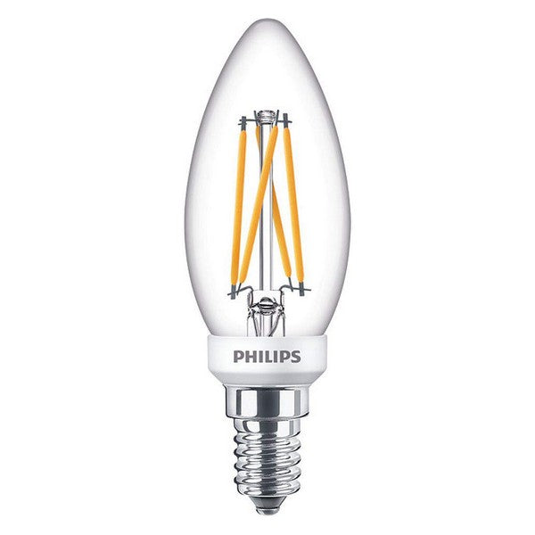 Lâmpada LED Philips Candle A+ 3,5 W 250 Lm (Branco quente 2700K)