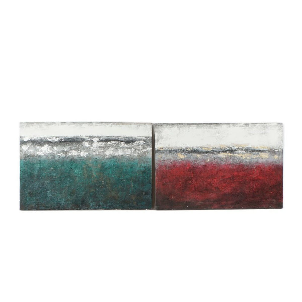 Pintura DKD Home Decor Abstrato (120 x 3.5 x 80 cm) (2 pcs)