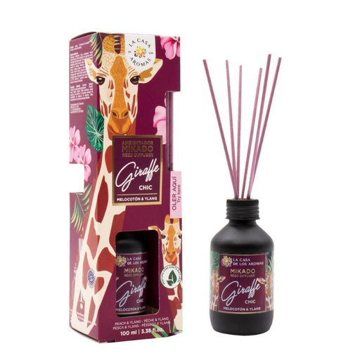 Varetas Perfumadas La Casa de los Aromas Giraffe Chic Pêssego Ylang Ylang (100 ml)