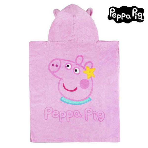 Poncho-Toalha com Capuz Peppa Pig 75513 Algodão