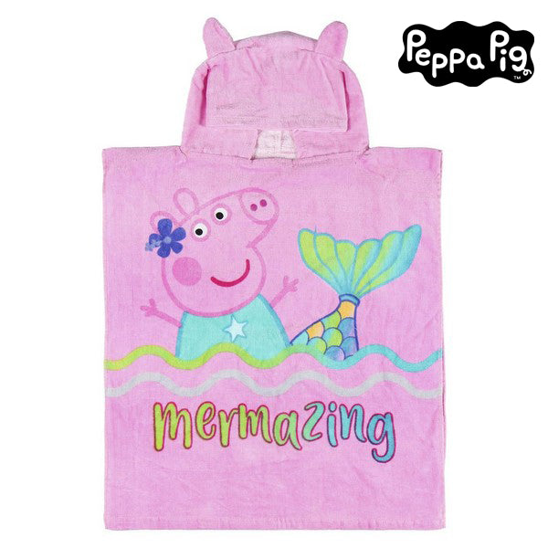 Poncho-Toalha com Capuz Peppa Pig 75513 Algodão