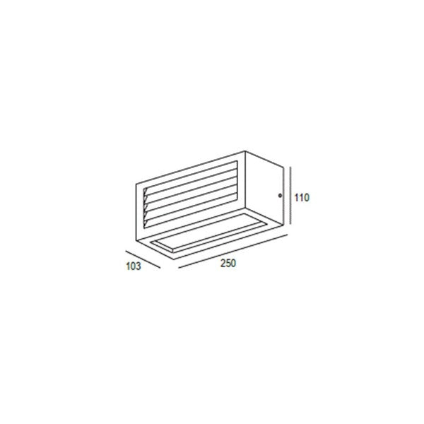 Luz de Parede Ledkia Verina 40 W