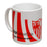 Caneca Sevilla Vermelho Cerâmica (300 ml)