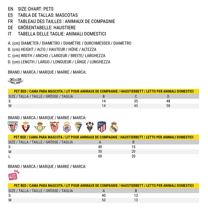 Cama para Cães Athletic Club Vermelho